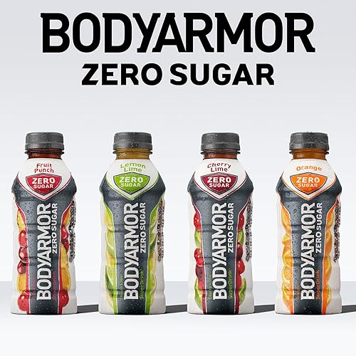 Miniatura 7 de BODYARMOR ZERO Sugar Fruit Punch, bebida deportiva sin azúcar, hidratación baja en calorías, sabores naturales con electrolitos llenos de potasio,