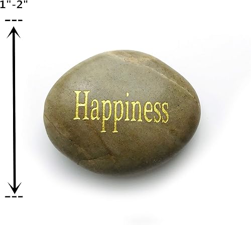 Miniatura 4 de 24 piedras inspiradoras grabadas, regalo de terapia zen, piedra de agradecimiento con palabras inspiradoras de oración, piedras de bendición.