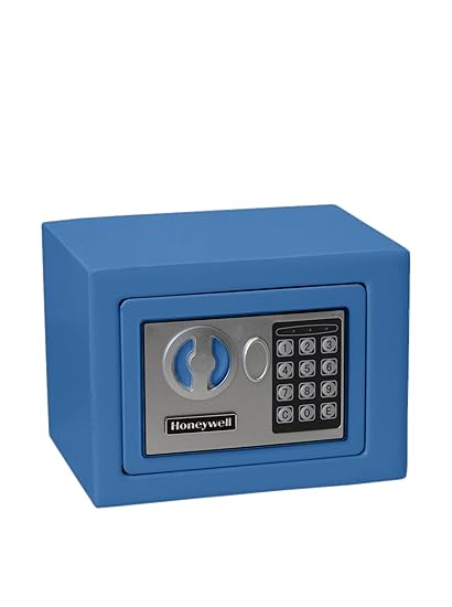 Honeywell Safes & Door Locks 5005B Digital Steel Security Safe, 0.19-Cubic Feet, Blue