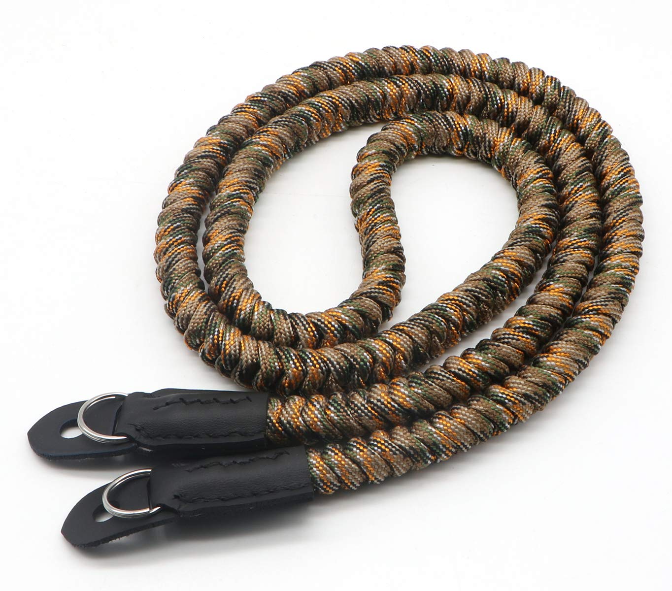 HITHUT Paracord Woven Camera Neck Shoulder Strap Belt Hand Compatible with Canon Nikon Sony Olympus Pentax Fujifilm Panasonic SLR DSLR Digital