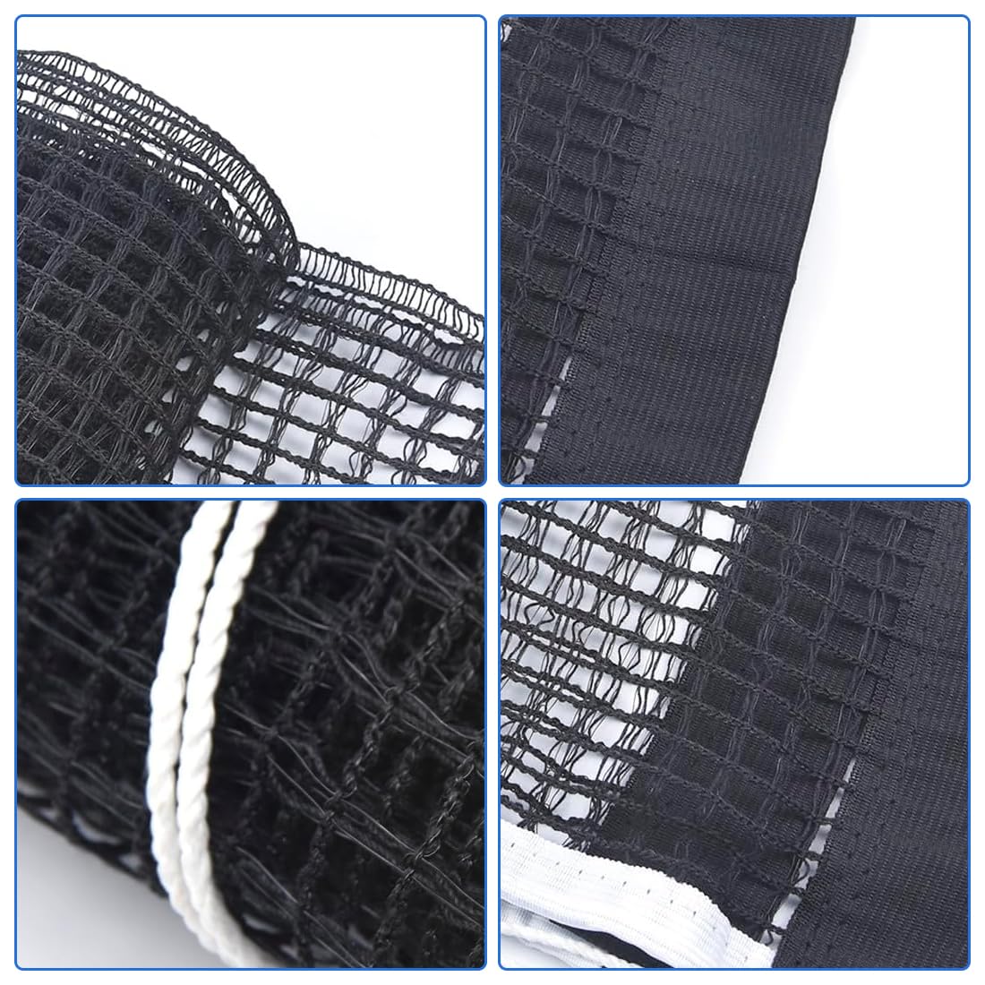 Filet de tennis de table, 180,1 cm de long, 15 cm de haut, filet de rechange avec 2 supports pour table Filet de tennis de table, 180,1 cm de long, 15 cm de haut, filet de rechange avec 2 supports pour table