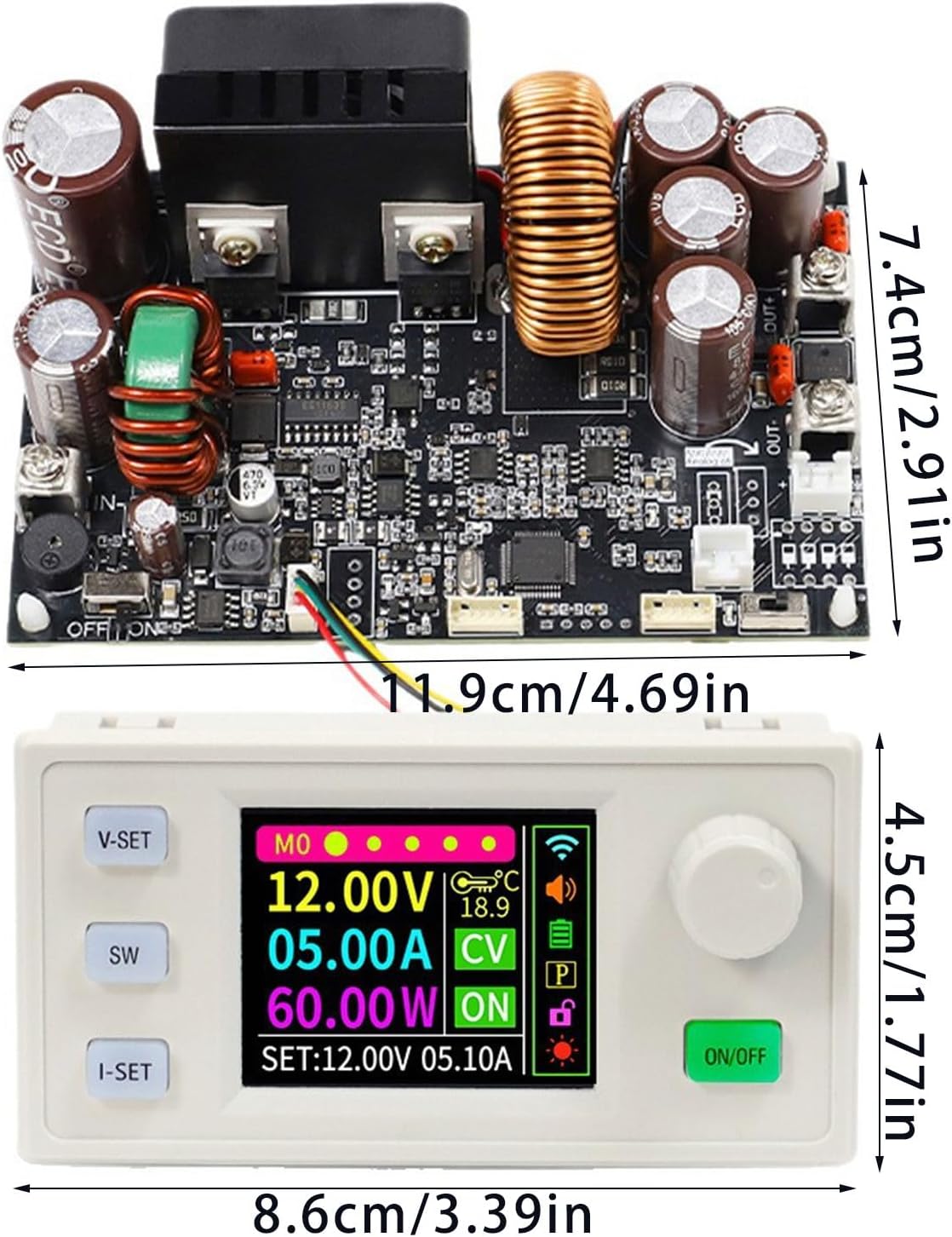 RP-PC1055 ホワイト 【20W/GaN採用/コンパクト】 | RAVPower Japan 複数の目的調整可能なラボ電源70V 25A 1750W 3rd Genアップグレードデザインパワーコンバーターラボ産業用高安定性デジ