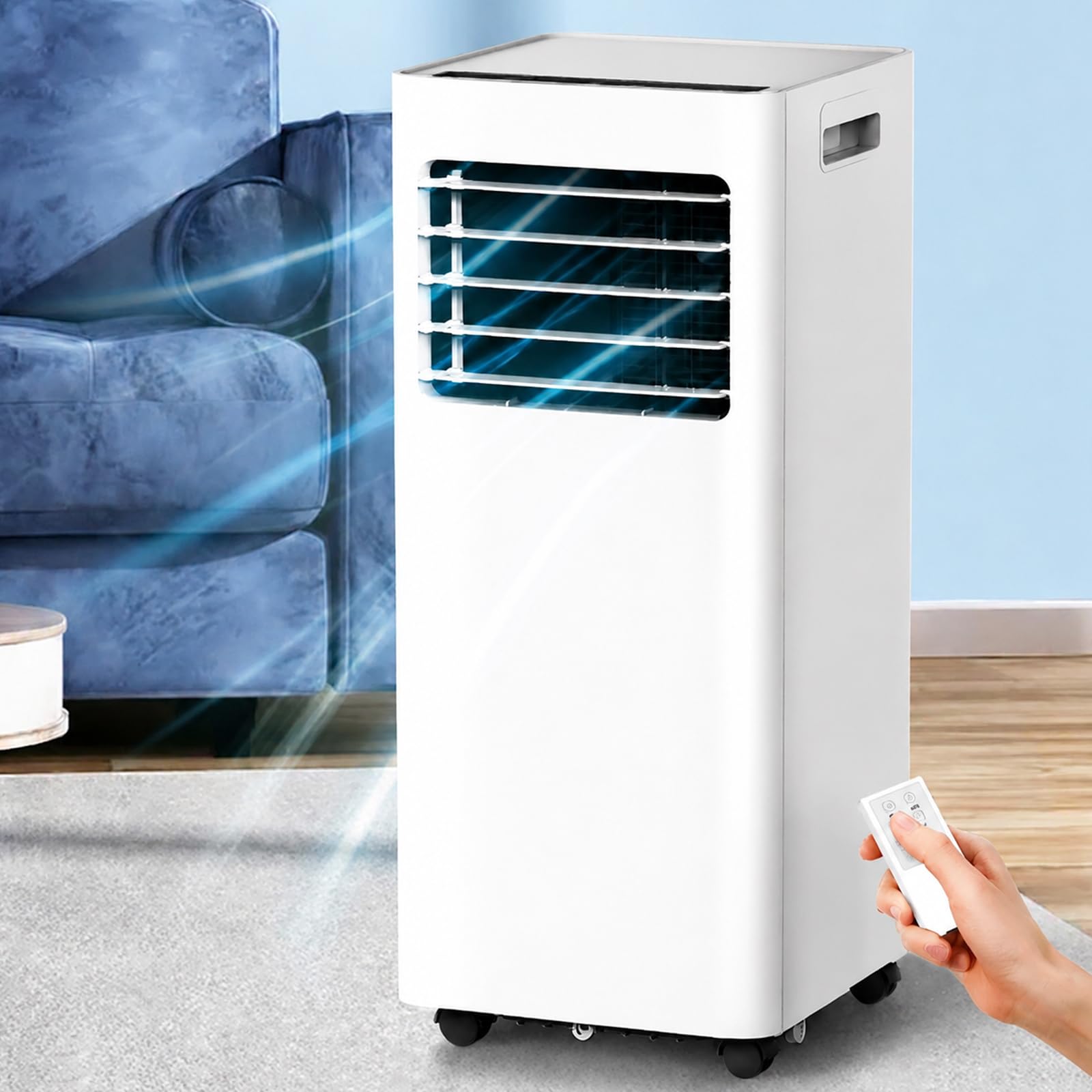 Portable Air Conditioner with 6140 BTU Fast Cooling Capacity