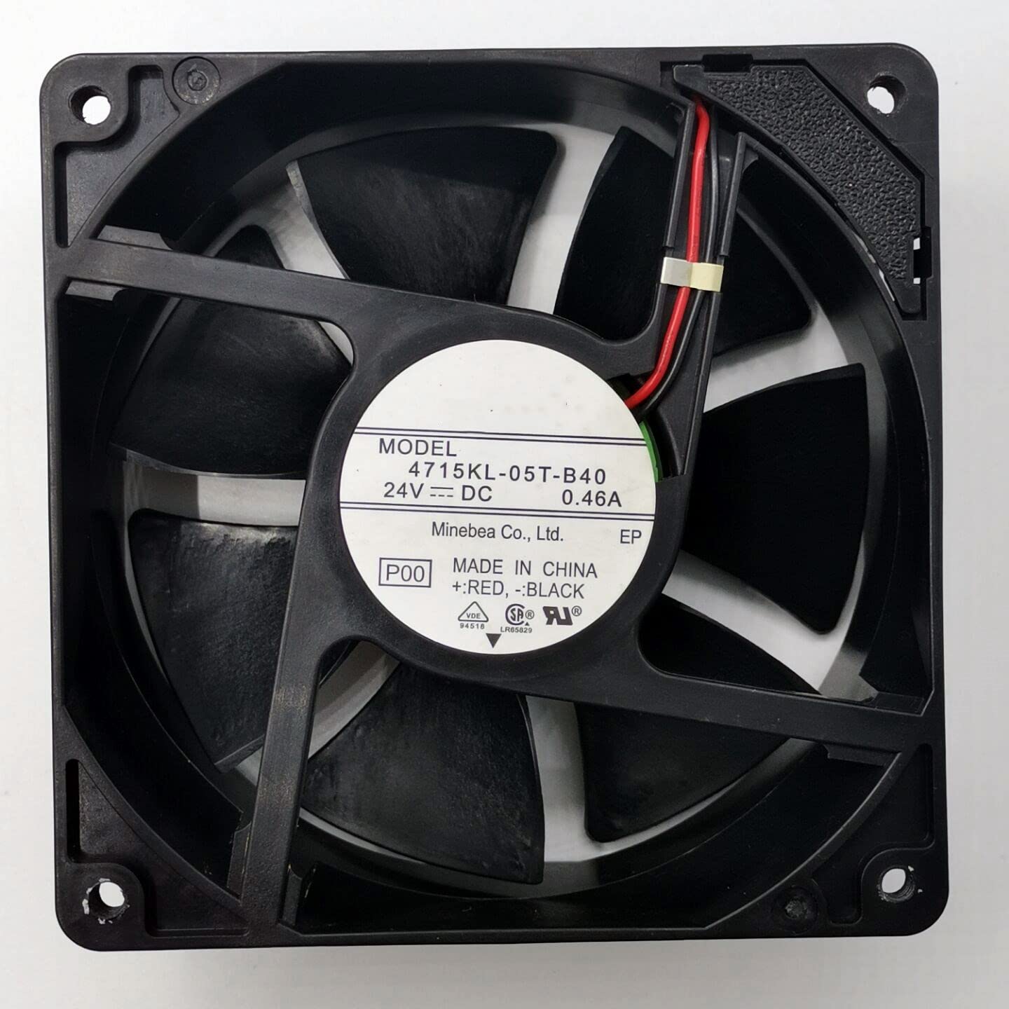 4715KL-05T-B40 Fan 24V 0.46A 120mm×120mm×38mm Cooling Fan