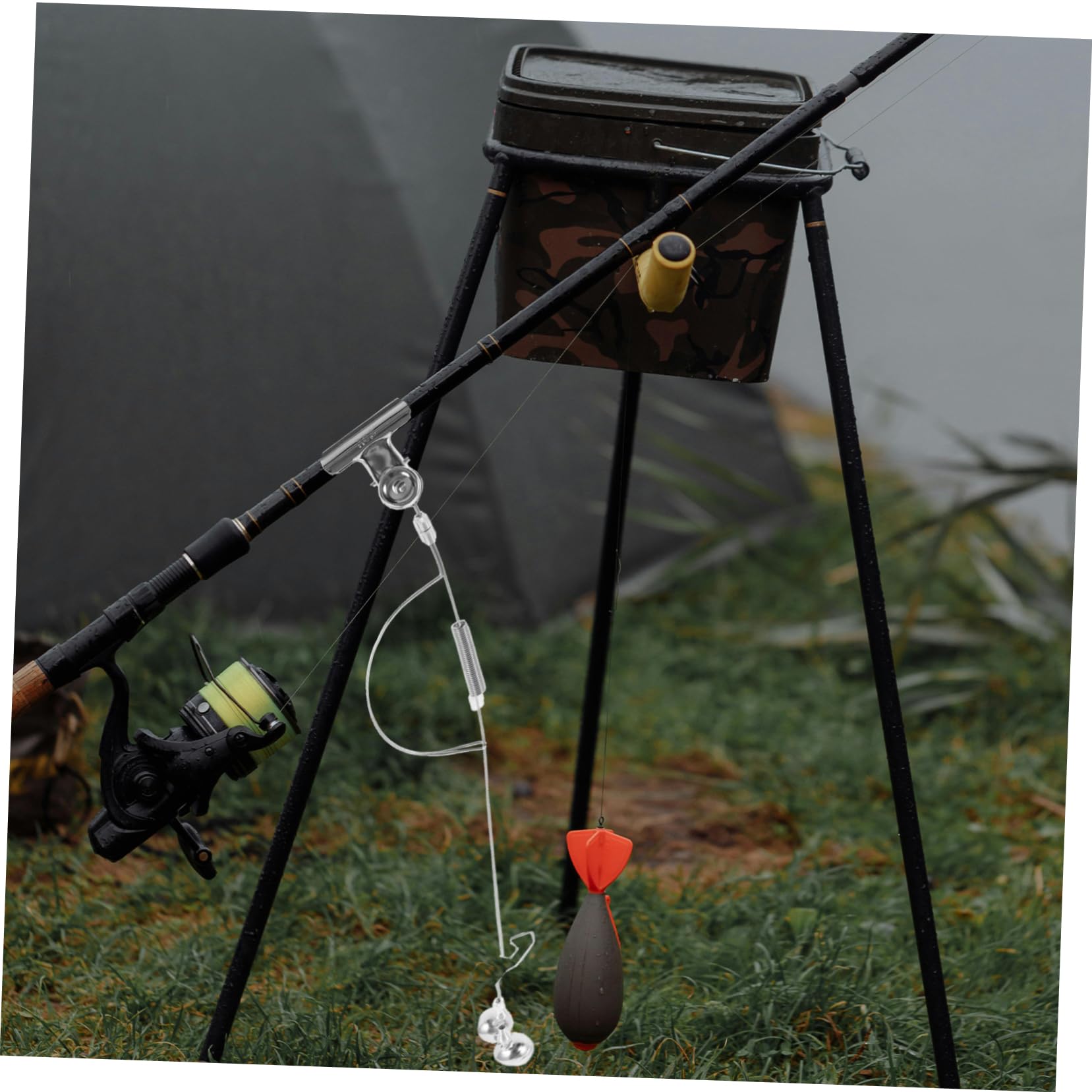 balacoo Fish Bite Alarm Bell Metal Fishing Bells for Rods Loud Sound Fishing Tackle