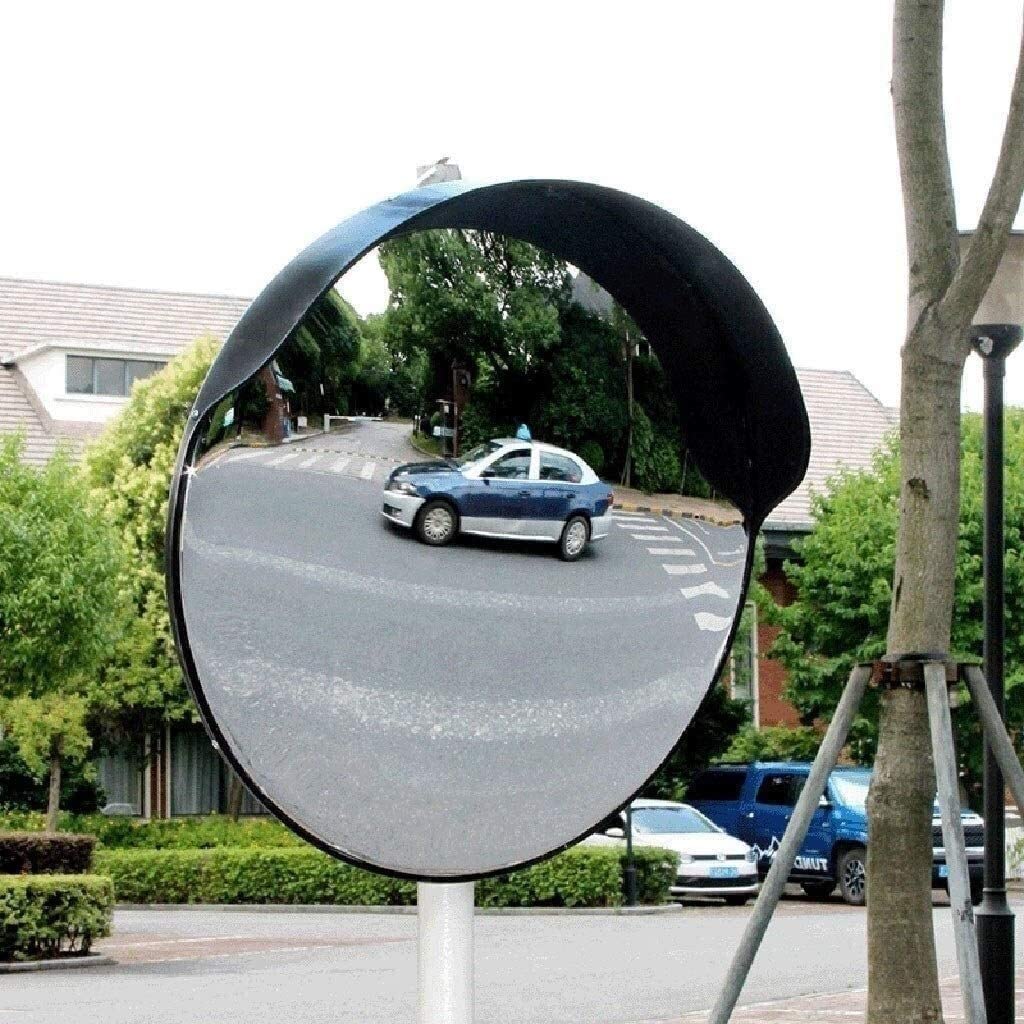 Convex Mirror Safety Mirror, Parking Lot Observation Mirror, Used for Lane Blind Spot Road Bending Safety(45Cm)