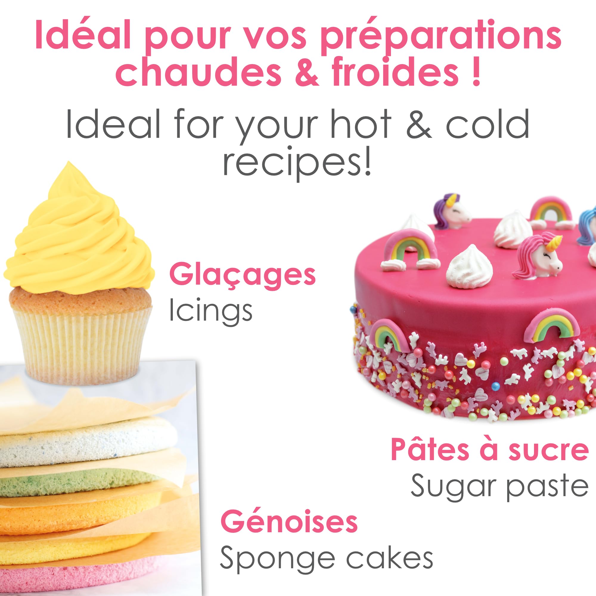 ScrapCooking - Coffret 10 Colorants Alimentaires en Gel - Colorants Pâtisserie 10 x 20 g - Rouge, Bleu, Jaune, Vert, Noir, Rose - Pour Desserts, Gâteaux & Biscuits - 7124