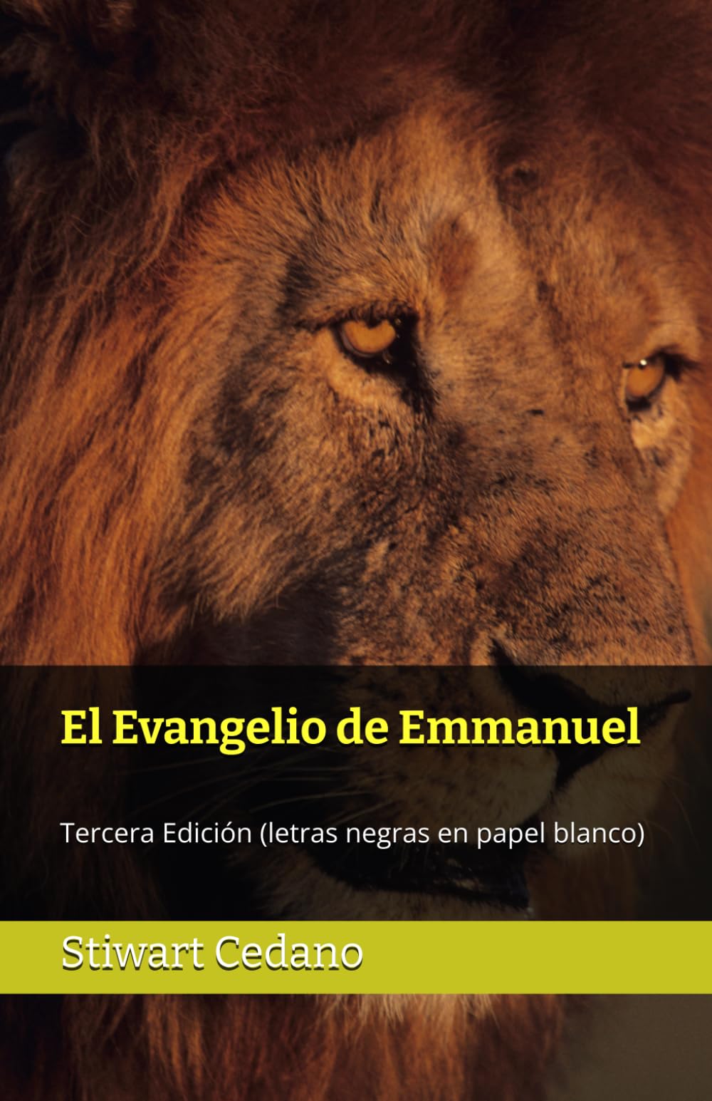 El Evangelio de Emmanuel: Tercera Edición (letras negras en papel blanco)