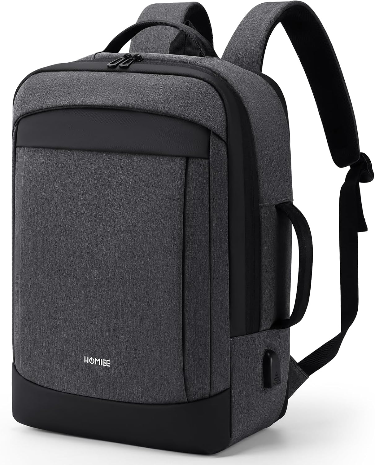 HOMIEE 30L Expandable Laptop Backpack with USB