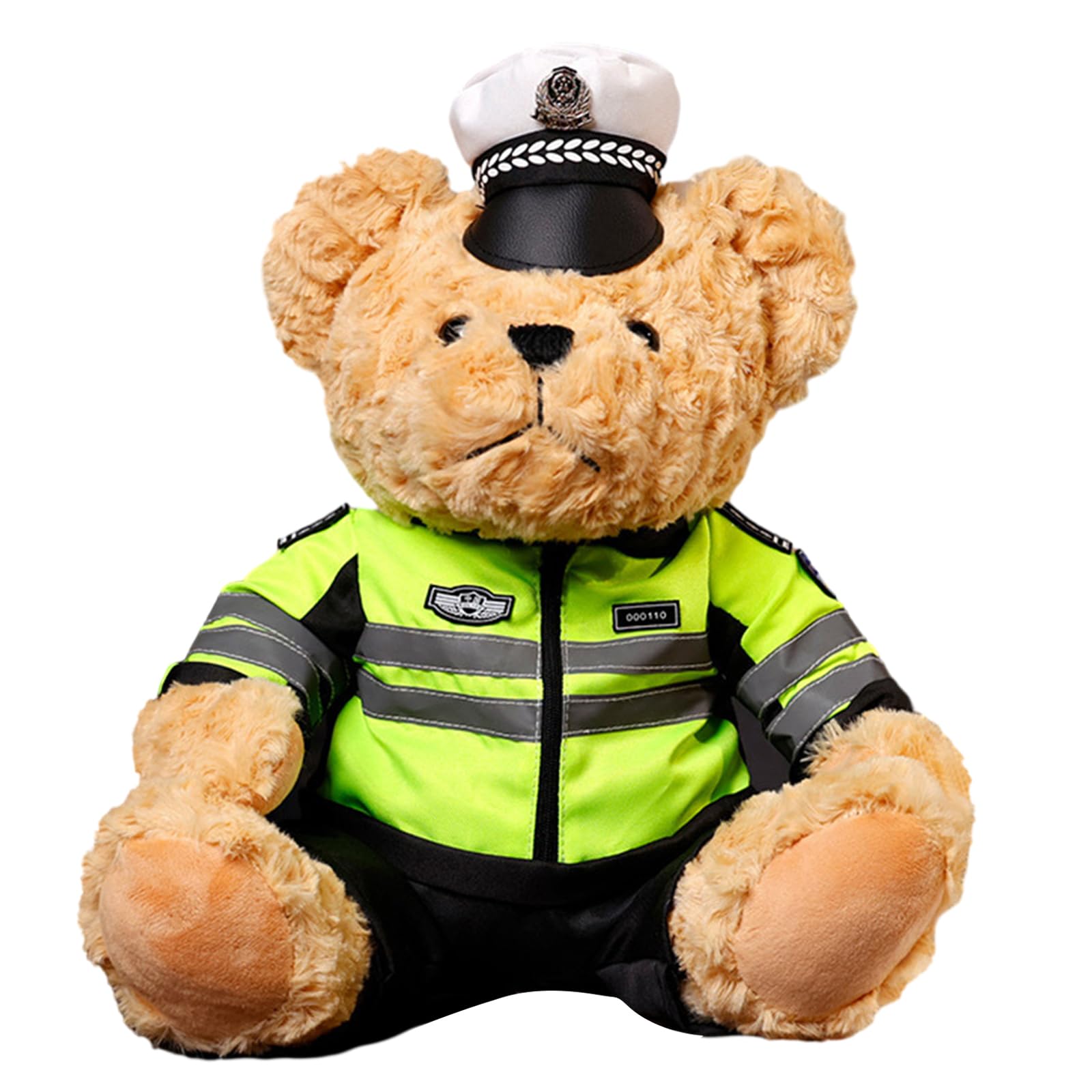 Jazuaiao Motorcycle Bear Plush Toy Comfortable Cushion Warm and Lovely Feel Kids Baby Girlfriend Enhances Relaxation During Rest