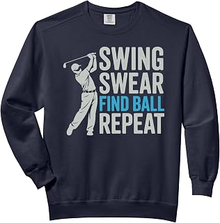 Cool Golf Design For Men Women Kids Golfer Golfing Lover Comfort Colors Adult Sweatshirt