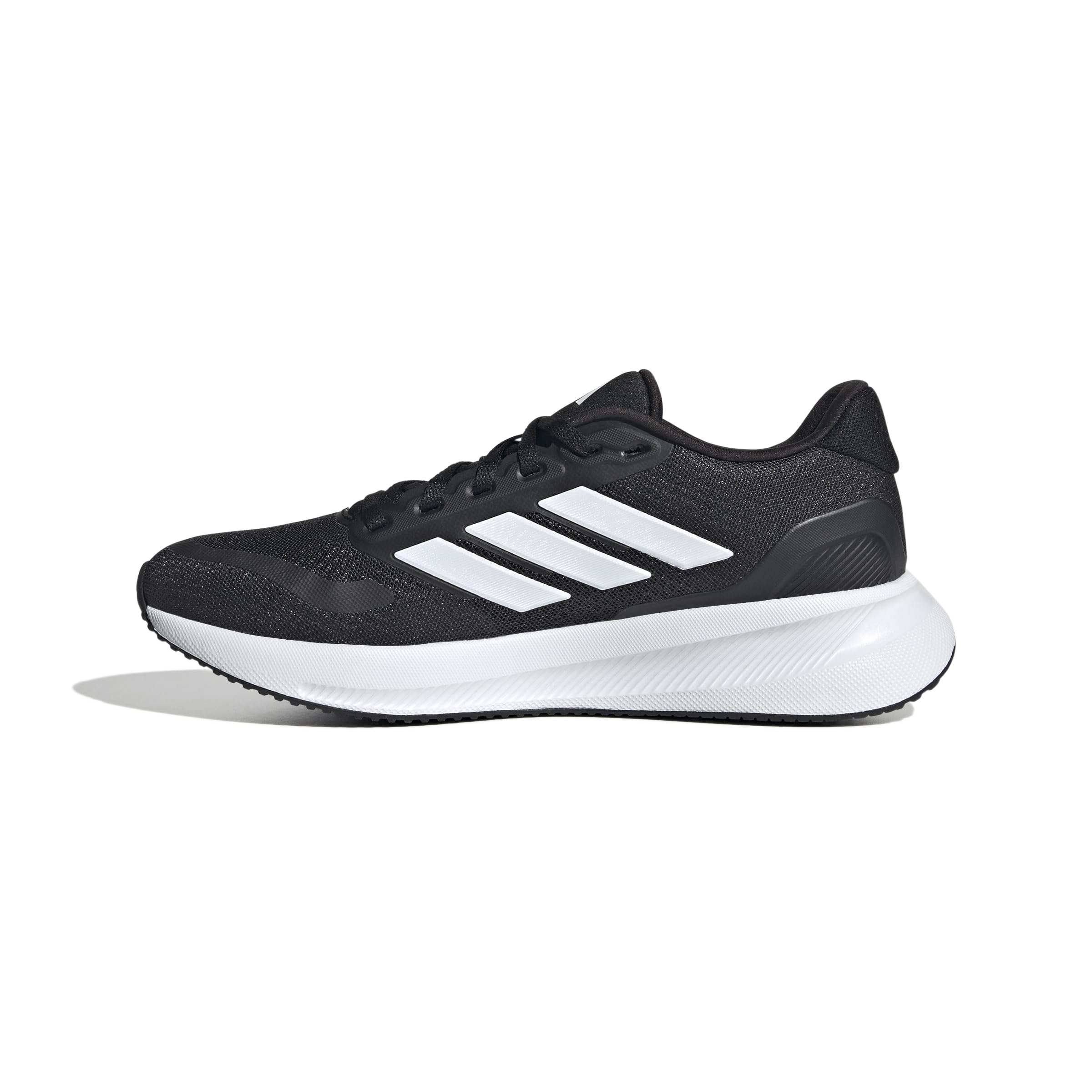 adidas Women's Runfalcon 5 Wide Running Shoes, core Black/Cloud White/core Black, 5 UK