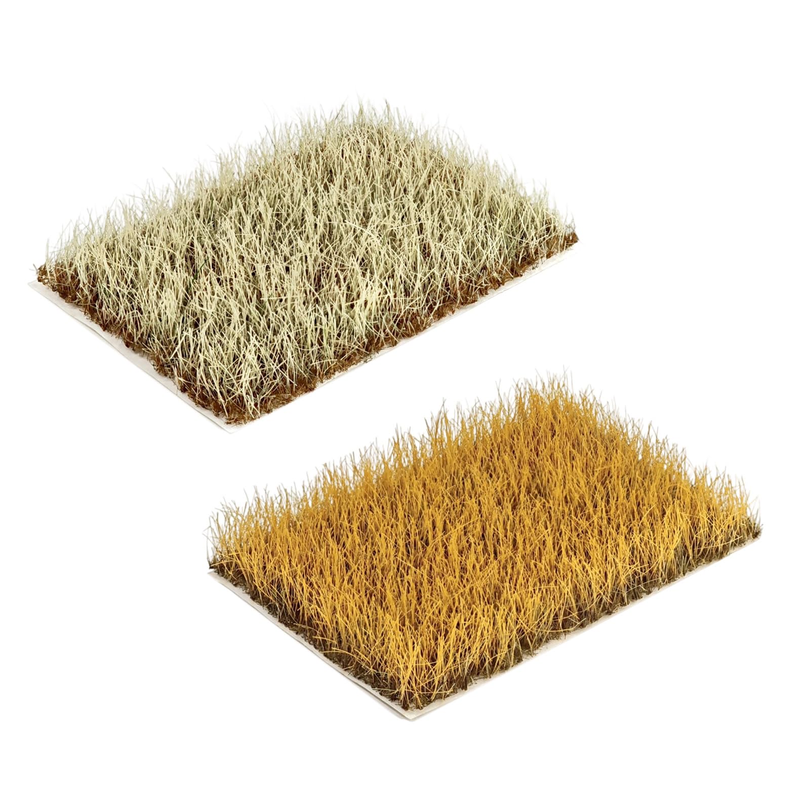 XuQiZZpp 2 Pack Realistic Miniature Grass Sheet Nylon Perfect for Model Railroads Architecture Dioramas and Creative Crafts
