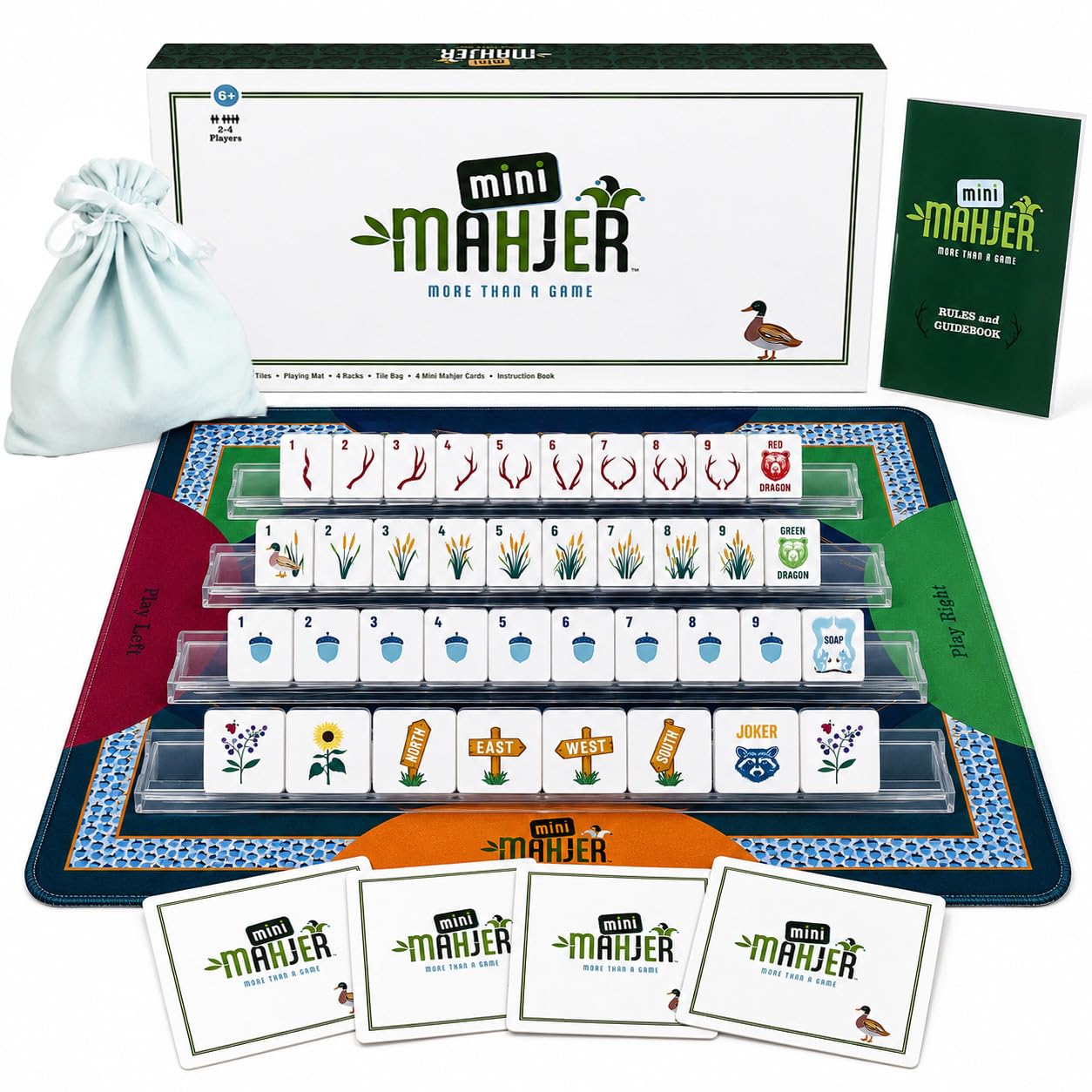 Mini Mahjer Mahjong for Beginners & Families |