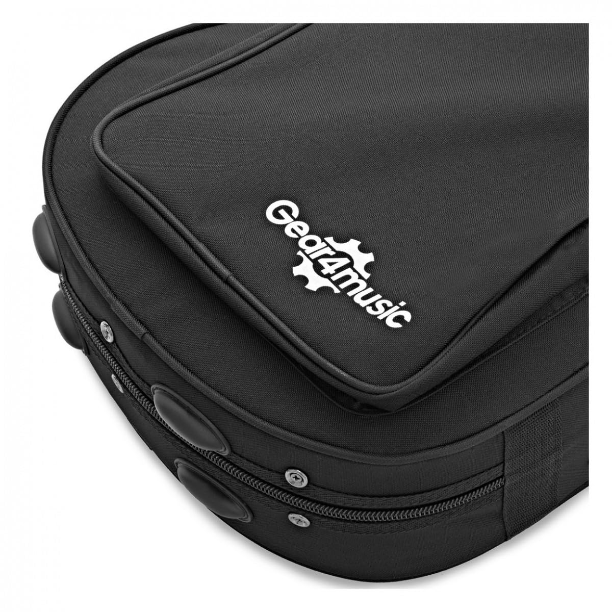 gear4music Custodia in schiuma per chitarra elettrica Felt Lined with Straps