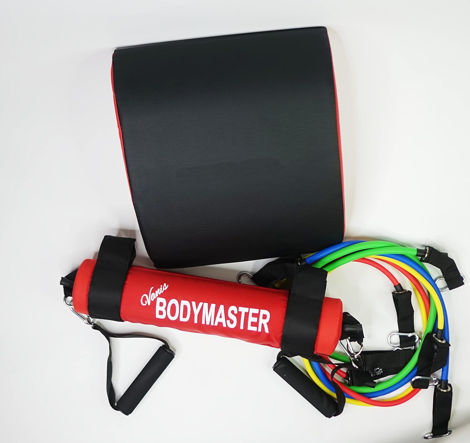 The Bodymaster - at Home Strength Training Equipment with Resistance Bands and Ab Pad