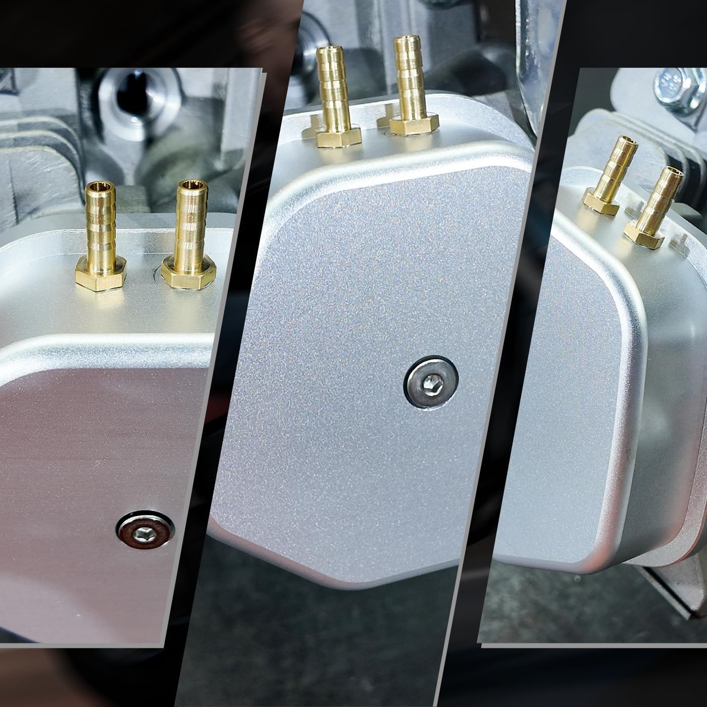 Billet Aluminum Valve Cover for GX270 & GX390 for Predator 420 Non-Hemi Engine-Silver