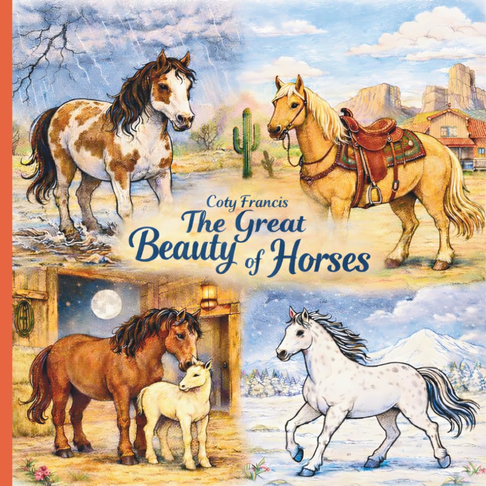 The Great Beauty of Horses: A Relaxing Collection of Majestic Horses to Color