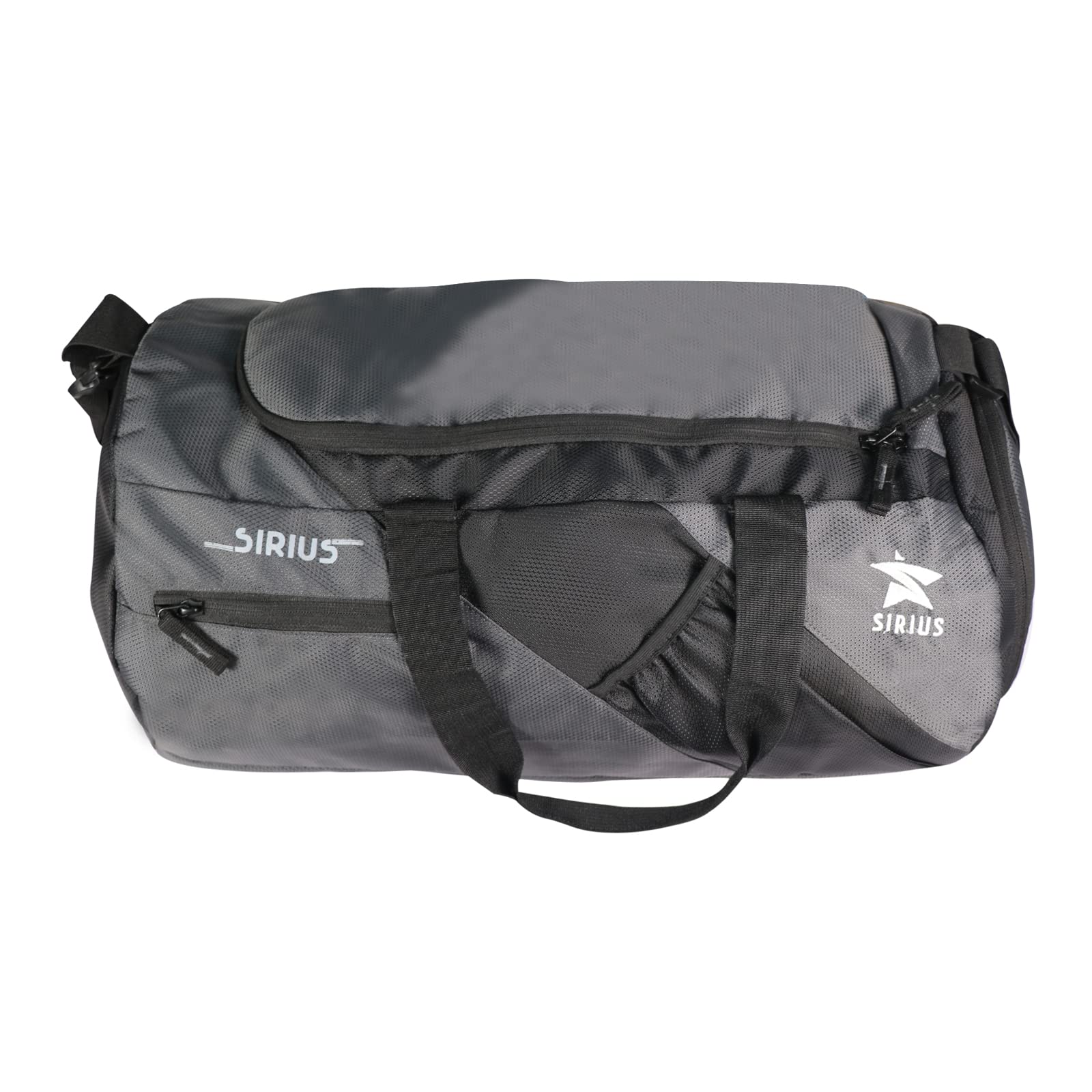 smily kiddos Sirius Gym Bag for Adult |Water Resistance |Polyester | Black Grey-picture-22