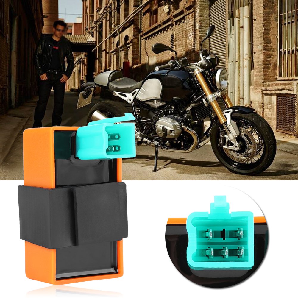 Cdi Debrider 50cc 4 Temps 5 Broches CDI Box Racing La Plupart Des Scooters, Bou00eete CDI AC 5 Broches Pour Moto 50cc 70cc 90cc 110cc Dirt Bike Cyclomoteur Go Kart Scooter ATV