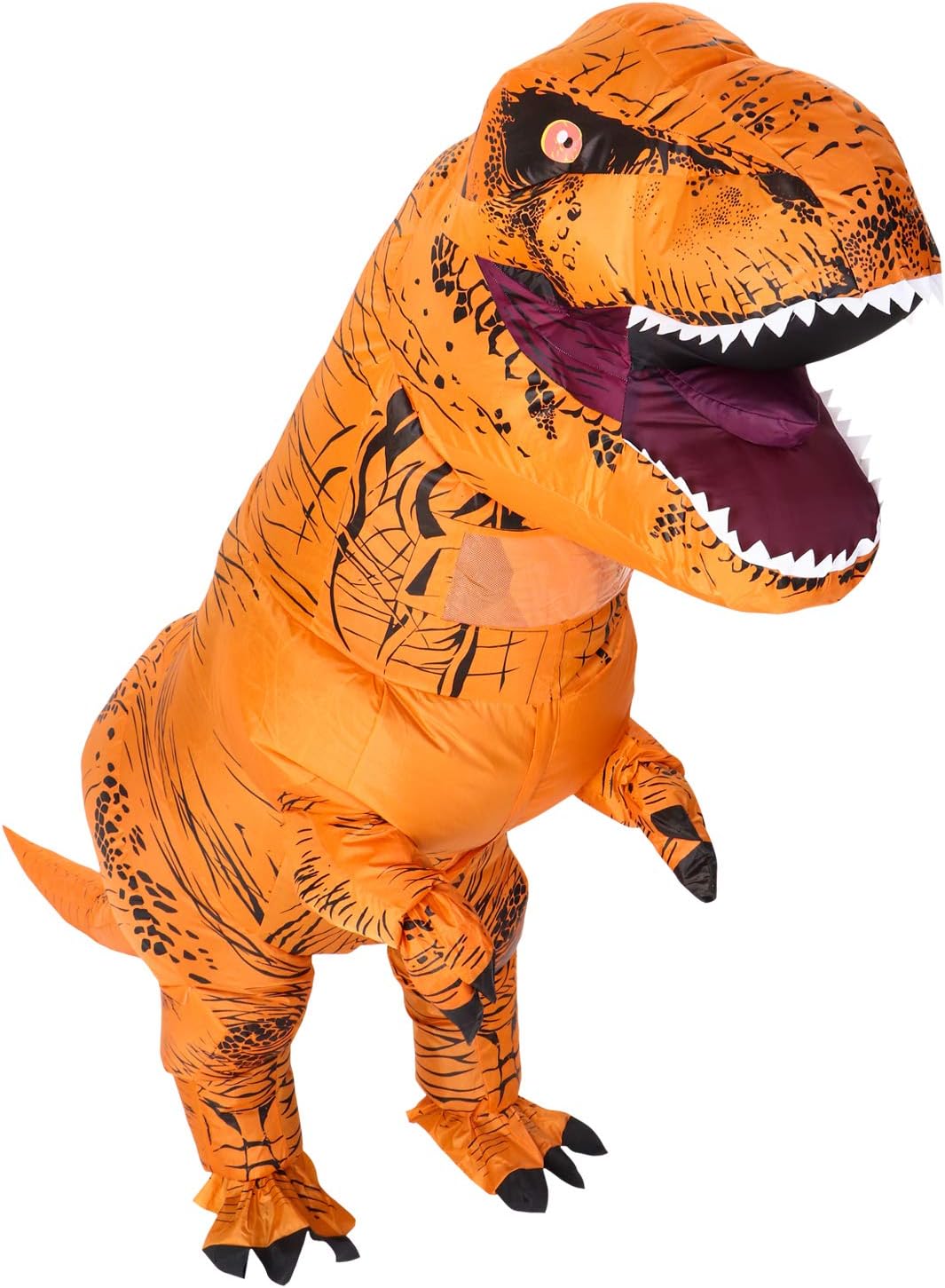 Inflatable Costumes Adult T-Rex Dinosaur Costume Blow up Fancy Dress Halloween Dino Suit (T-rex Costume)