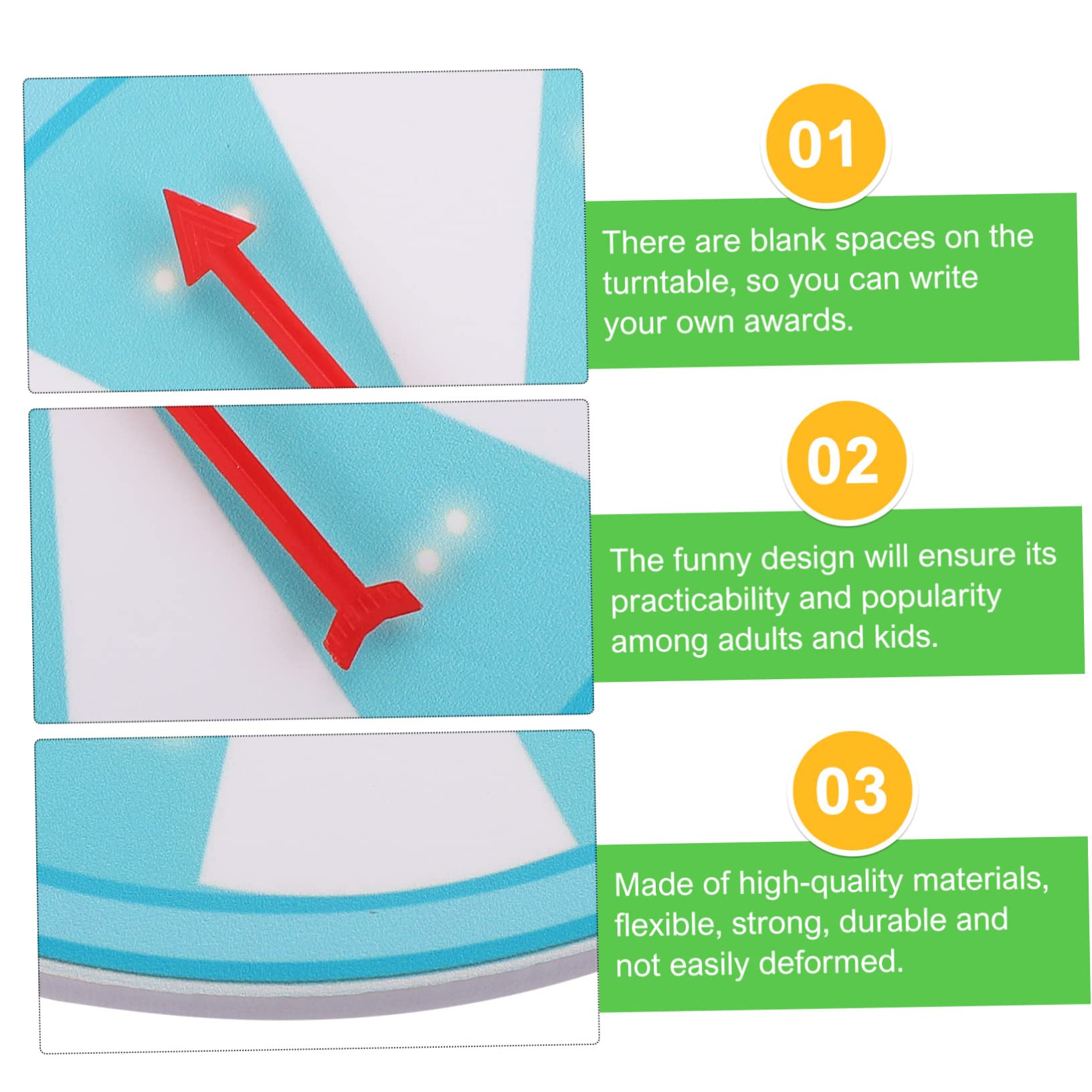 BESPORTBLE Wheel Draw Machine Small Turn Plate Party Turn Plate Wall Hanging Machine Construction Easy to Use