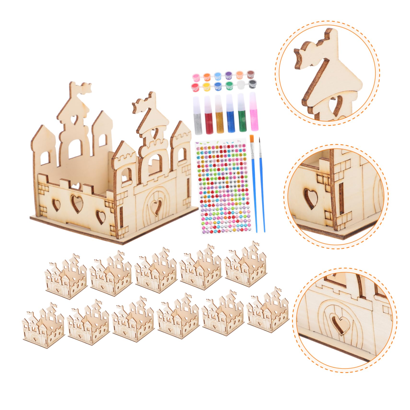 Modello in Legno Giocattolo Artistico Fai Da Te Giocattolo Personalizzabile Verniciabile Gioco Creativo Gioco Fai Da Te