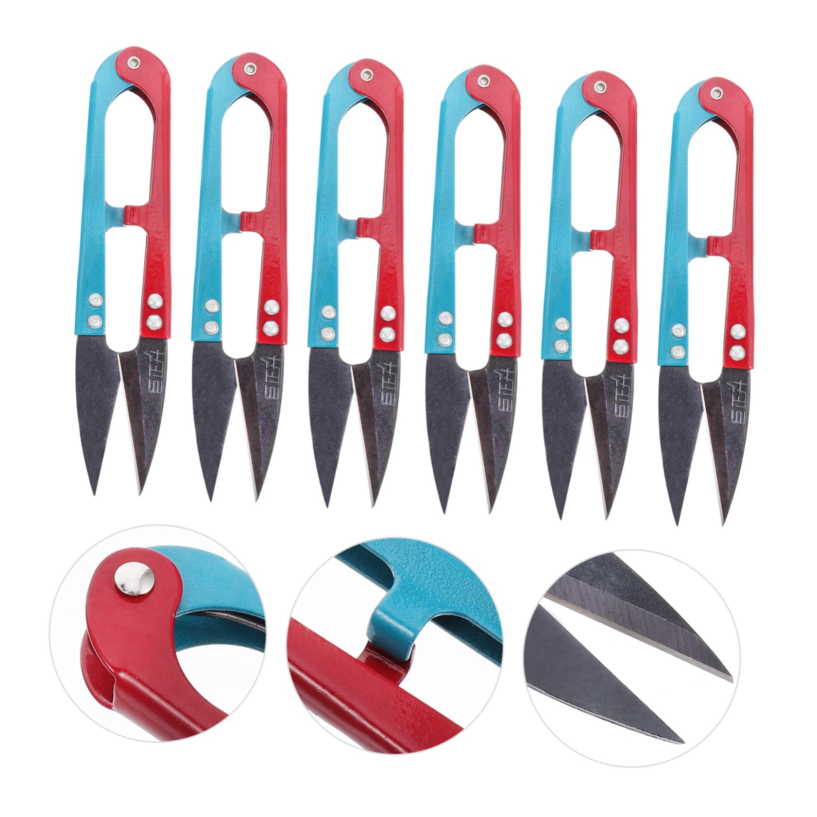Angoily 36 Pièces Ciseaux de Couture U Lot pour Broderie et Point de Croix à Domicile Outils Pratiques et Durables