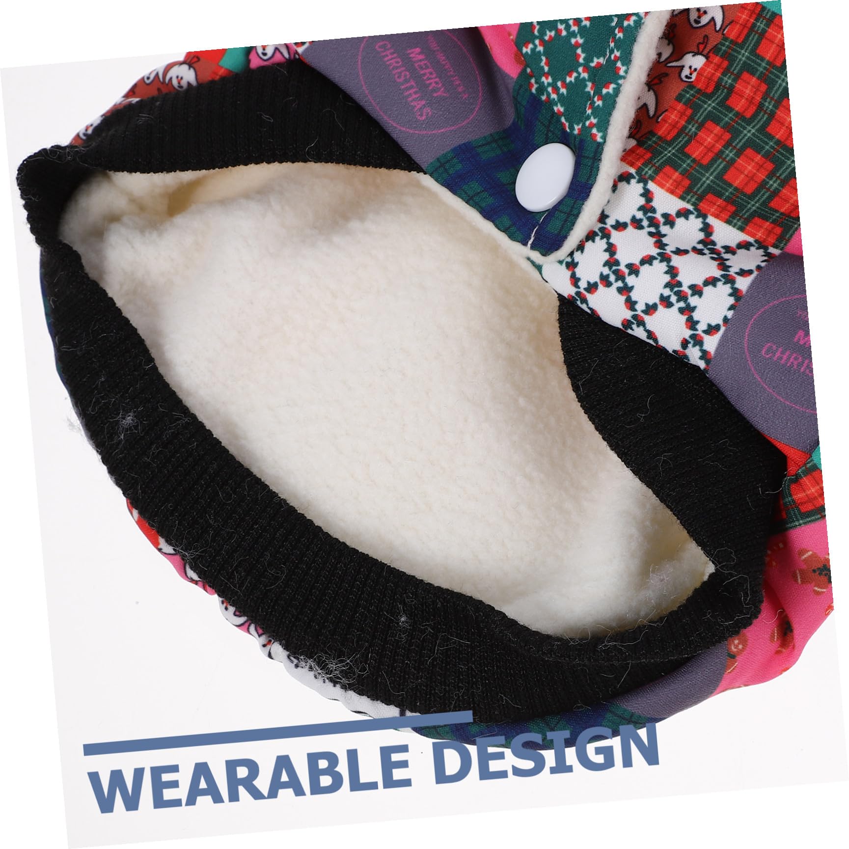 minkissy 5 Pezzi Cappotto Invernale per Cane, Caldo, Natalizio, Taglia Xs,