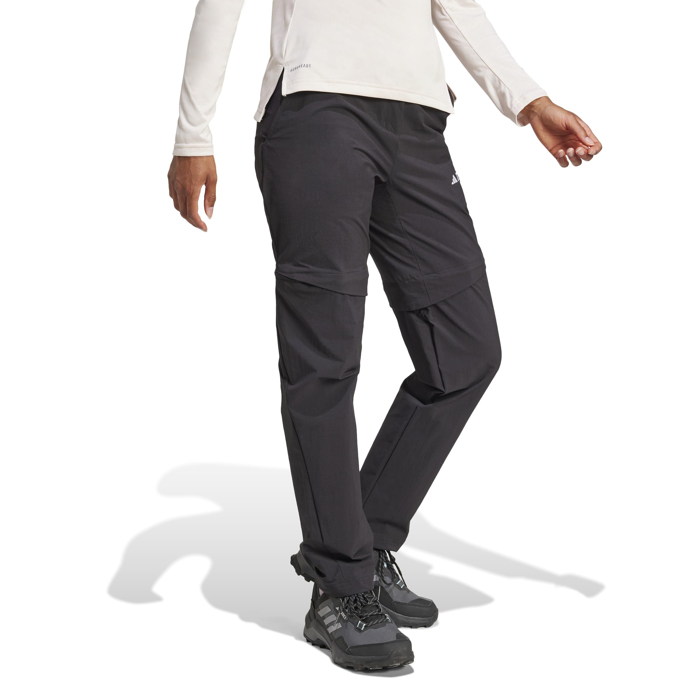 adidas dames Terrex Multi Zip Off Pants, black, 6