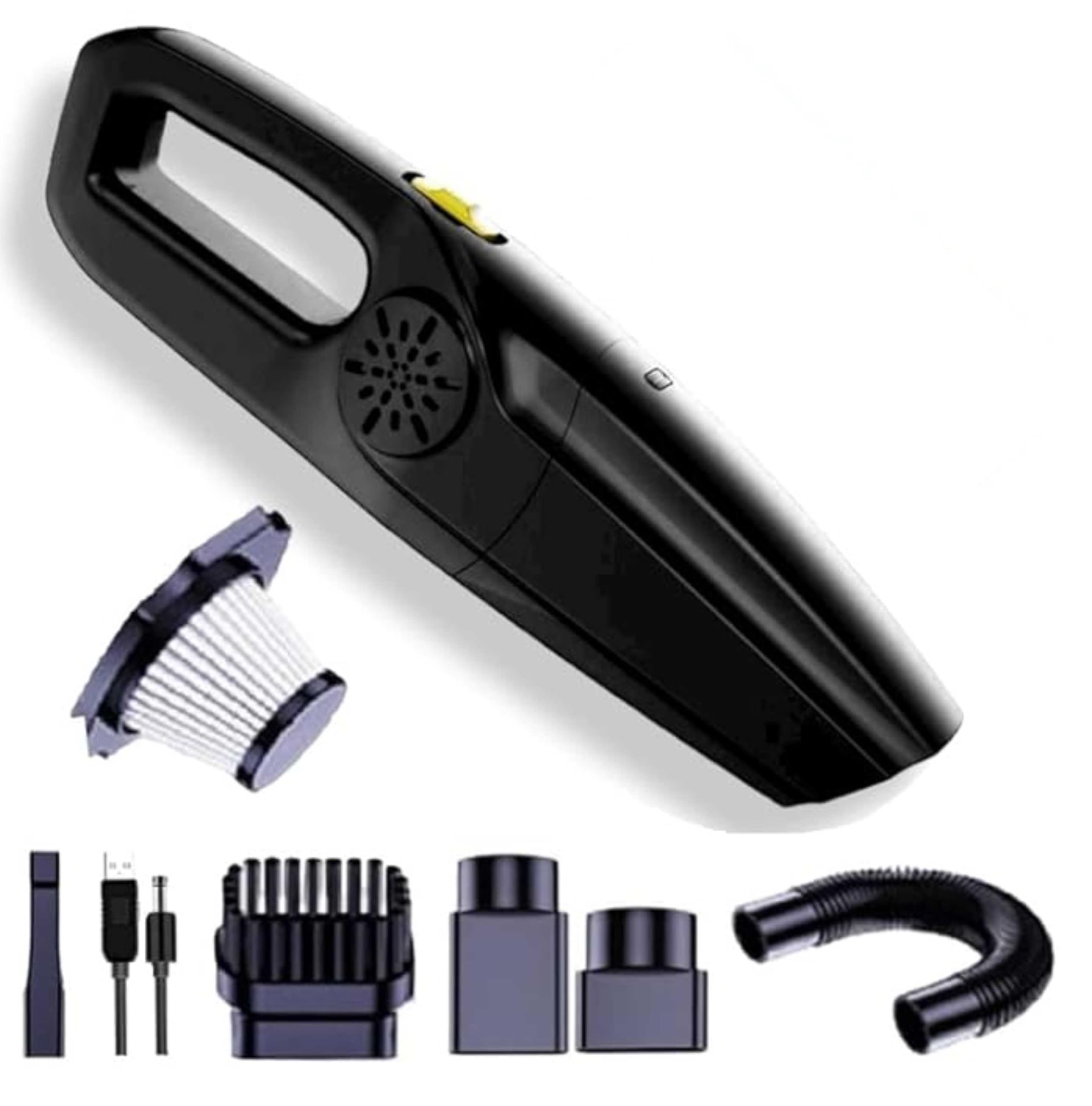 Amazone Choice Black Wireless Vacuum Cleaner for Car and House Hold Use. 12000PA Power 120W. (Black1002)-image-24
