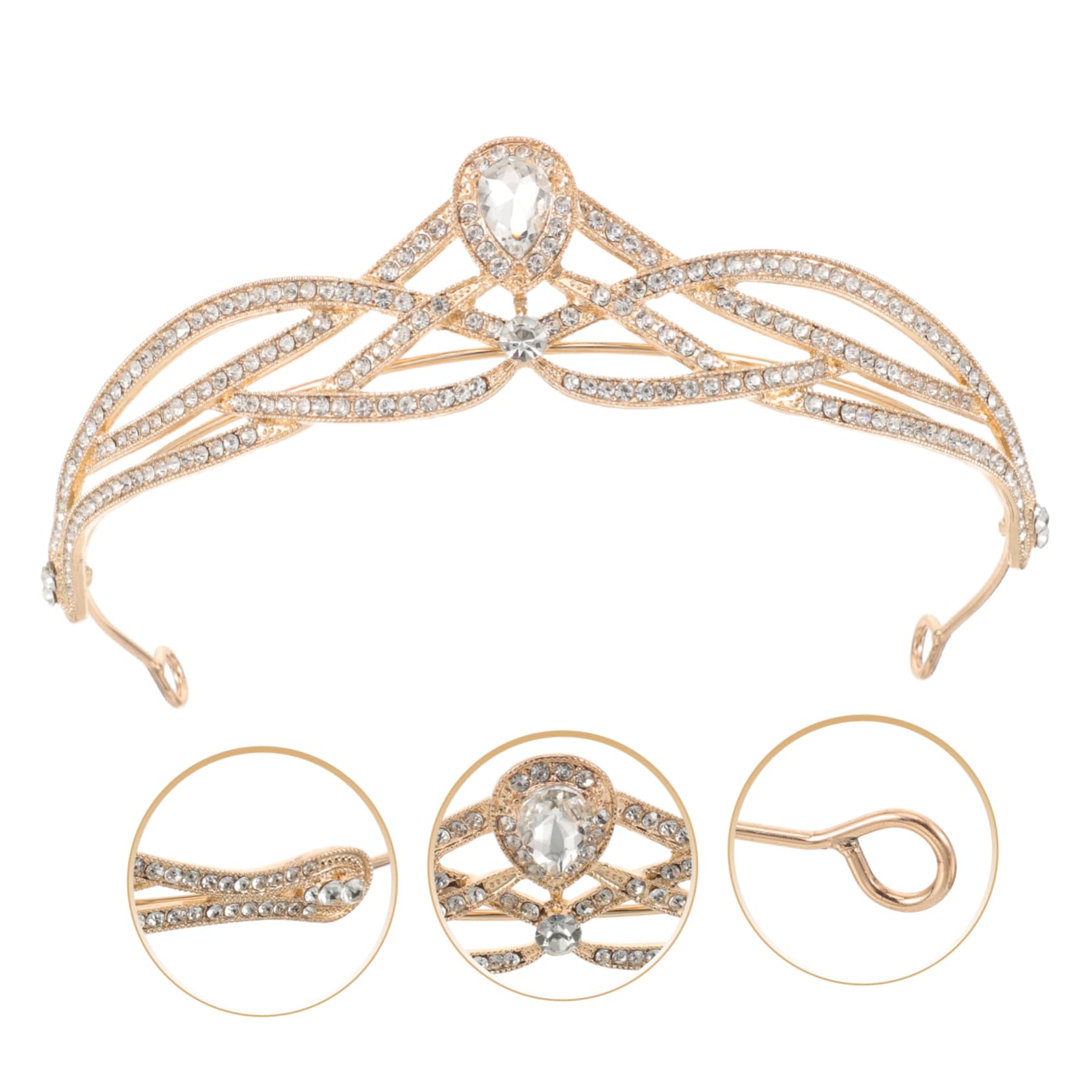 Beavorty 5piezas Diadema Trenzada De Puntas Antideslizante Para Mujer Accesorio De Pelo Con Diseño Natural Para Uso Diario y Ocasiones Especiales Oscuro