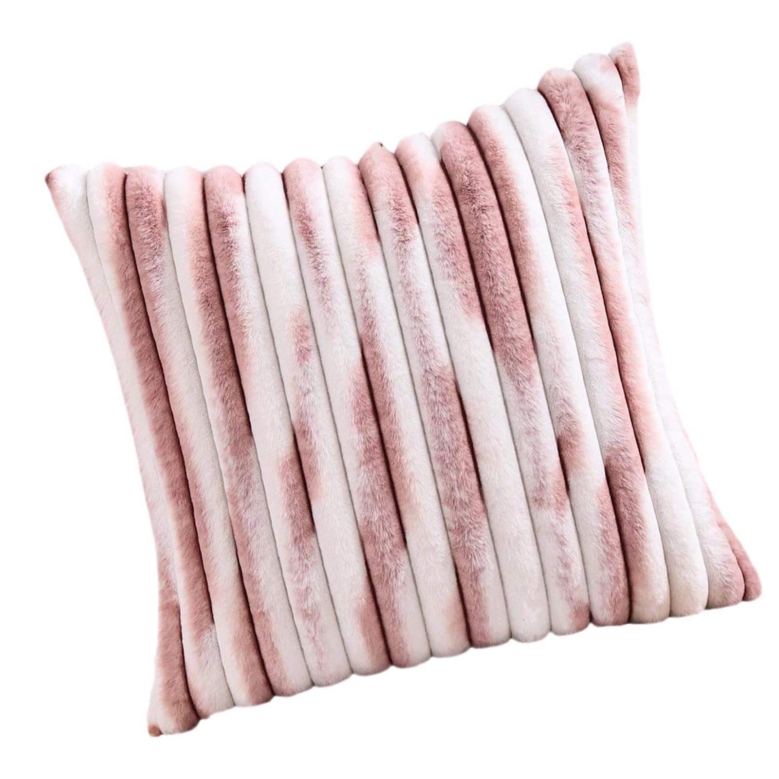 Hsioluted Imitation Hair Cushion Cover 45x45cm Comfortable Materials for Living Room Bedroom Imitation Rabbits Hair Pillow Cover