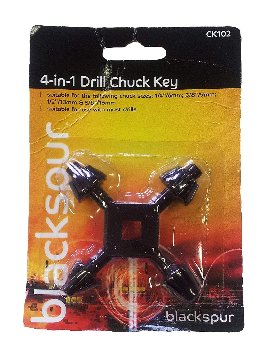 Blackspur Black Spur Bb-Ck102 4-In-1 Drill Chuck Key
