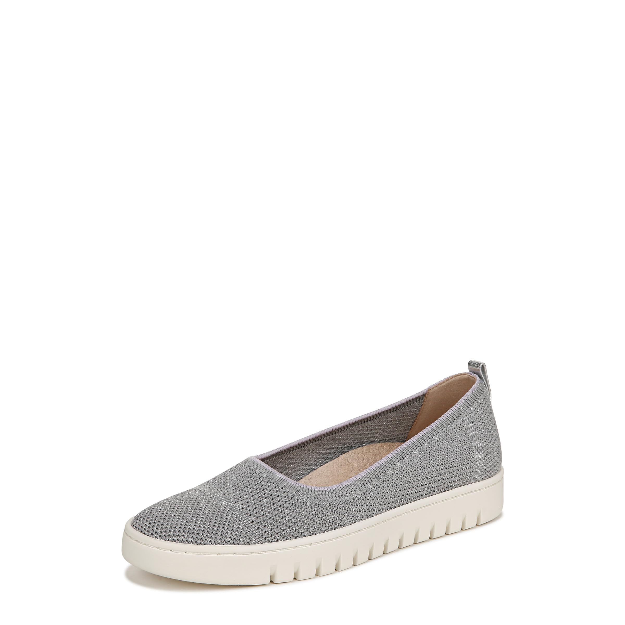 Vionic Damen Uptown Skimmer Knit Ballerinas, Grau, EU 36, Medium