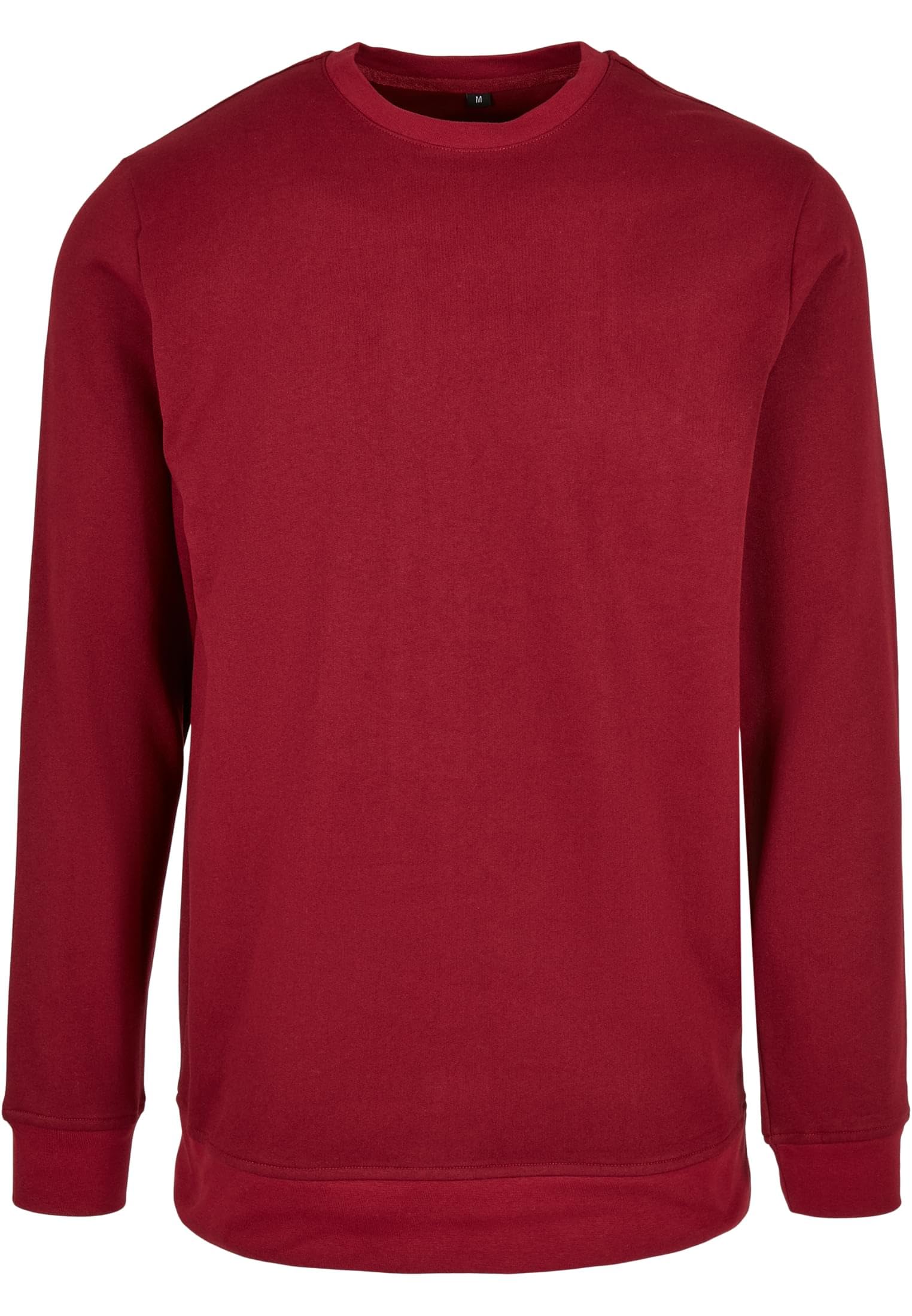 Build Your Brand Men's Sweatshirt, burgundy, 5XL