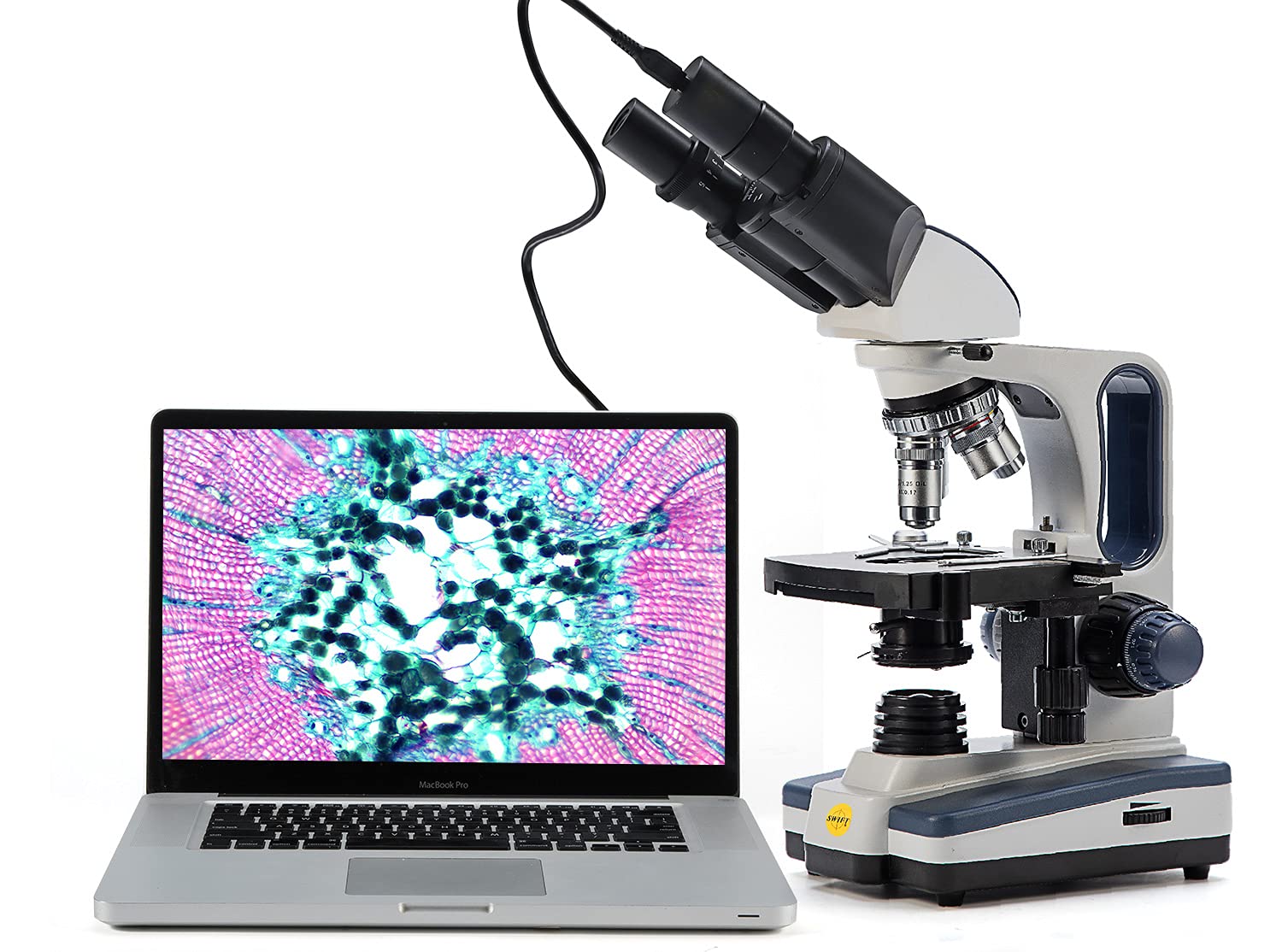 Buy Swift SW350B 40X2500X Magnification, Siedentopf Binocular Head