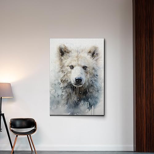 Miniatura 3 de Fox Mother Cub Print, In The Style Of Stencil,Based, Kids Wall Art, Kids Wall Art Display, Mom And Baby Animal Art Print, Wall Art, Wall Decor