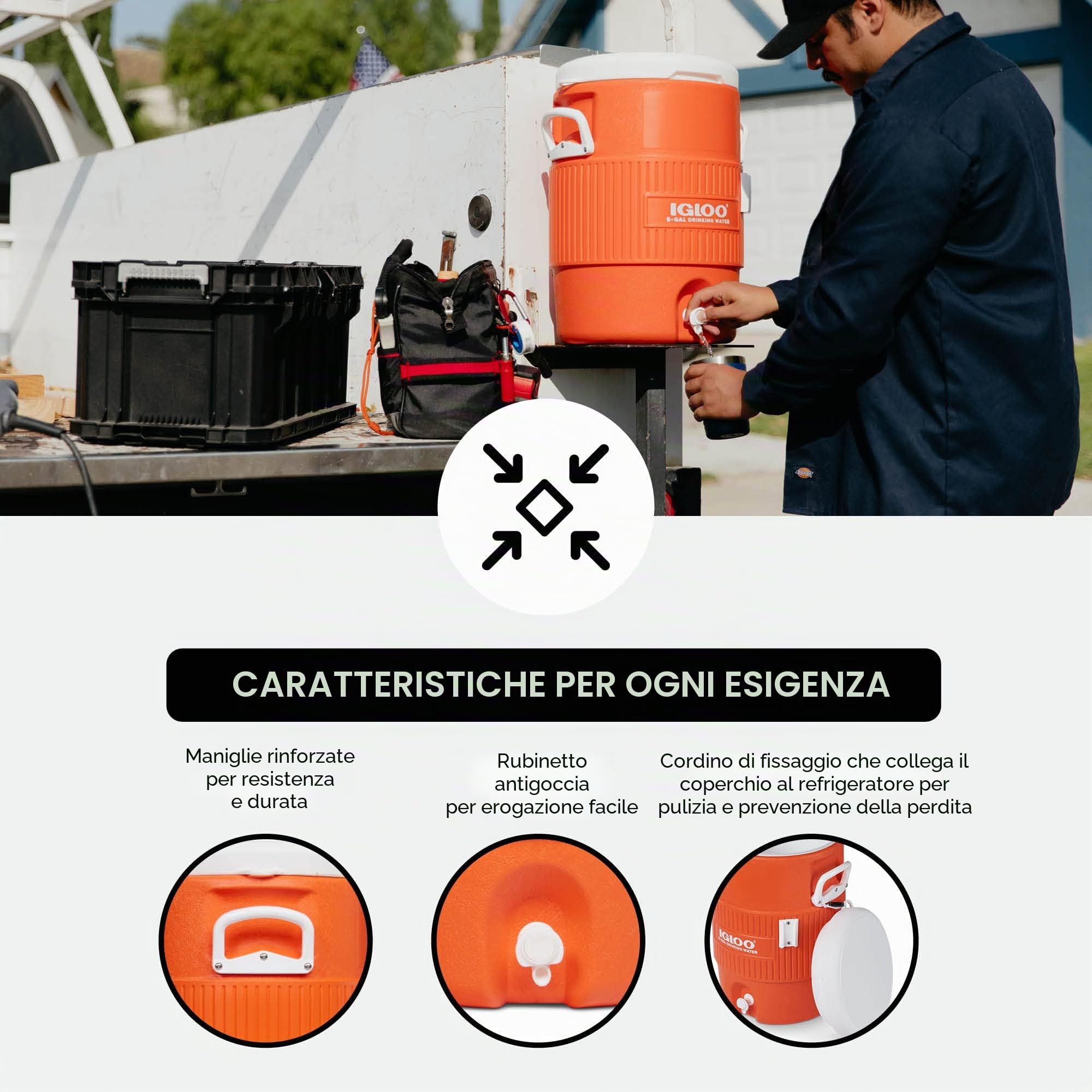 Igloo 5 Seat Top Refrigeratore di Bevande
