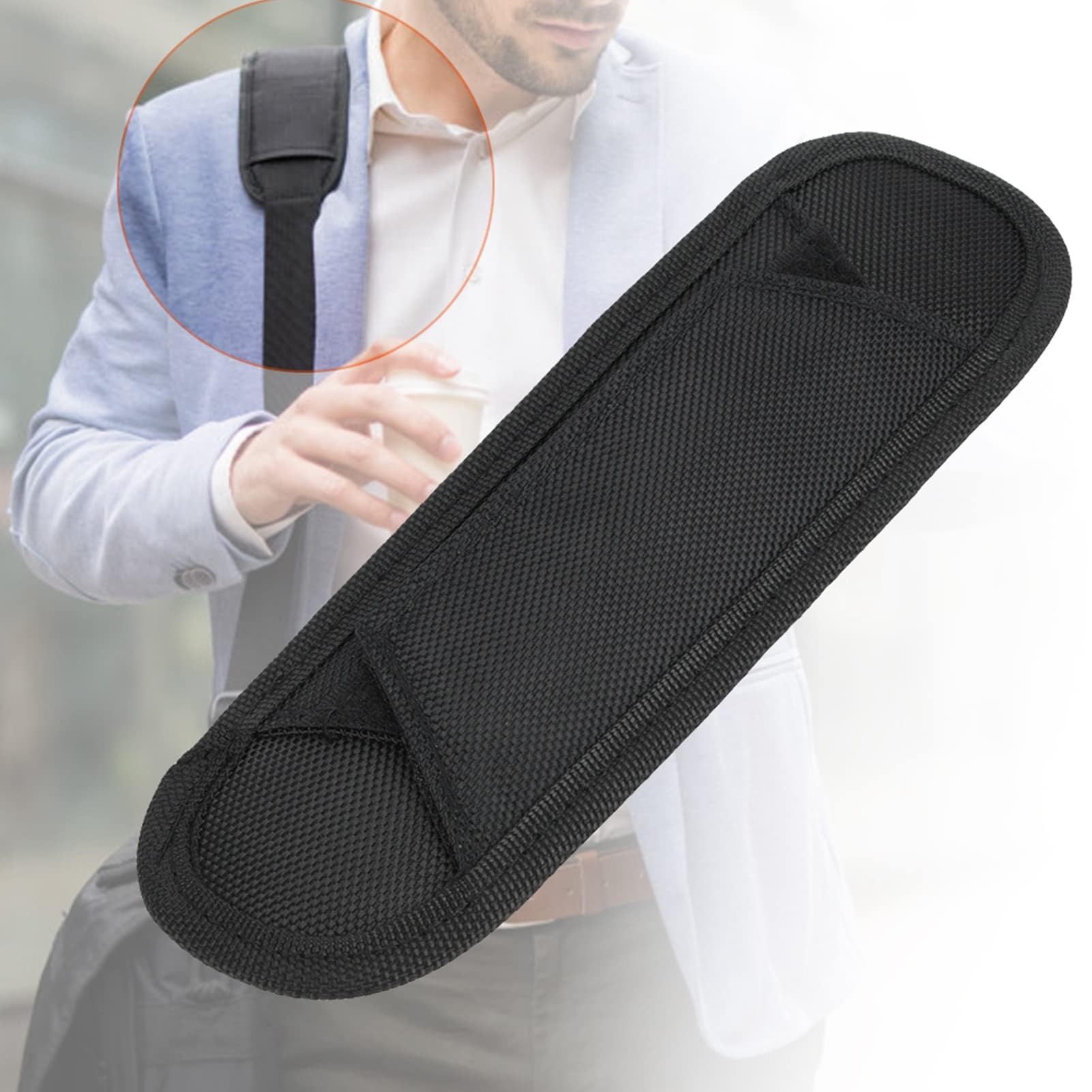 Alomejor Schultergurtunterlage f¨¹r Rucksack mit Memory Foam Gurtpad - Bequemes Schulterpolster f¨¹r Kamera, Gitarre, Laptop und mehr
