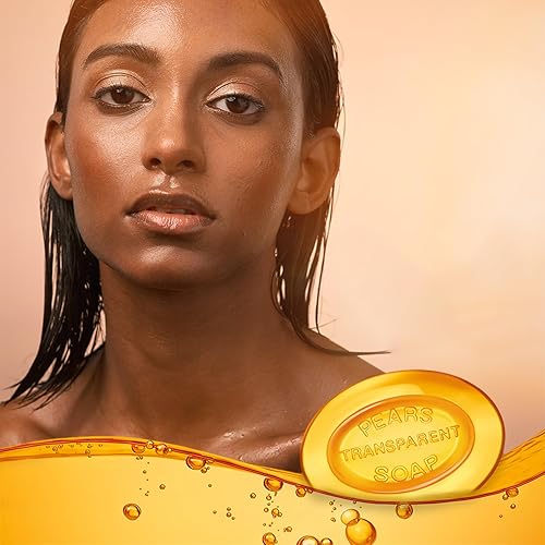 Miniatura 8 de Pears Soap, Pure & Gentle with Natural Oils, 2-Pack – Transparent Amber Glycerin Soap for Pampered, Glowing Skin, 3.53 Oz Ea