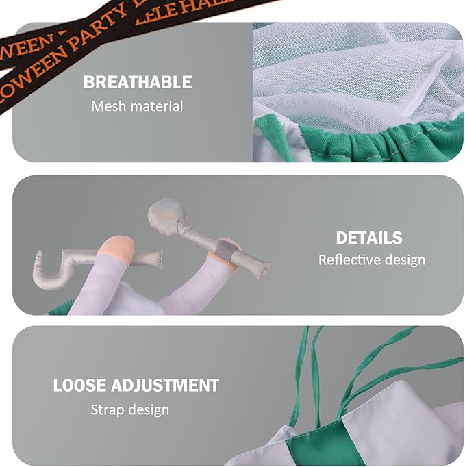 Disfraz de Doctor para Perro NACOCO Talla M Verde miniatura 3