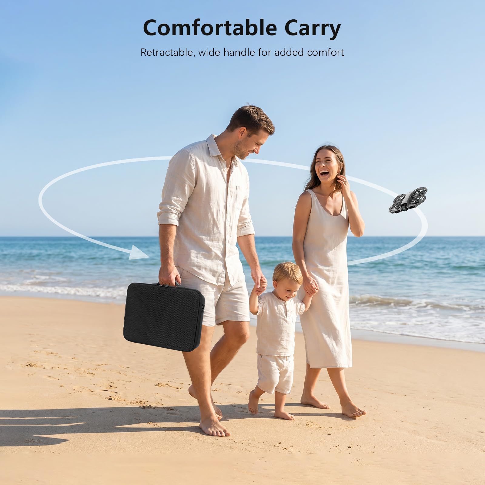 FPVtosky Etui na DJI Neo 2, przenośna torba na Neo 2 Motion Fly More Combo, RC Motion 3, gogle N3, baterie i akcesoria do koncentratora ładowania, etui podróżne z paskiem na ramię i przegrodami (tylko