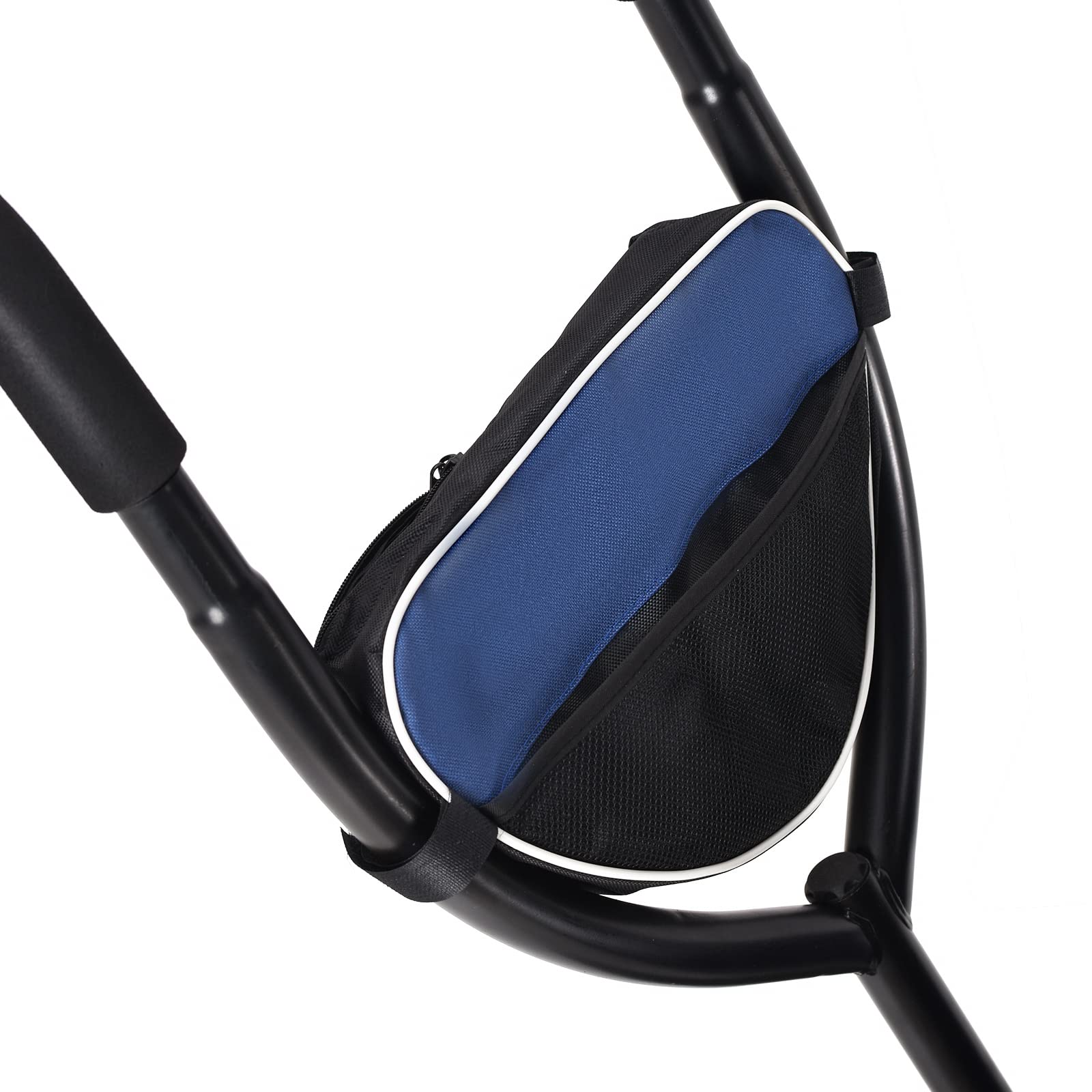 Triciclo bambini fino 25 kg, Passeggino con Maniglione regolabile, Bici, Sedile girevole Fronte Mamma e Strada, Cappottina pieghevole, Ruota libera, 4 in 1 (blu scuro)