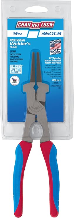 Channellock Welding Pliers, 9 In., Blue (360CB)