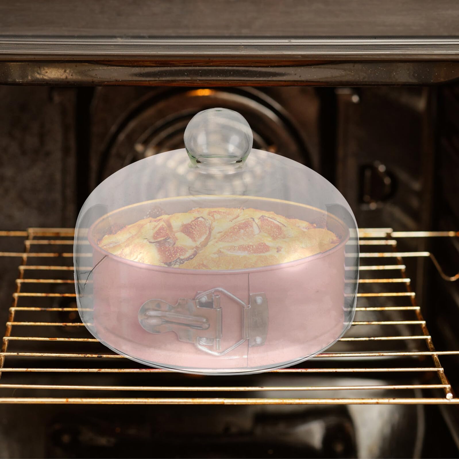 ULTECHNOVO Tapa de Vidrio para Microondas Resistente a Altas Temperaturas Visibilidad Clara para Calentar Alimentos y Evitar Salpicaduras en Horno y Microondas