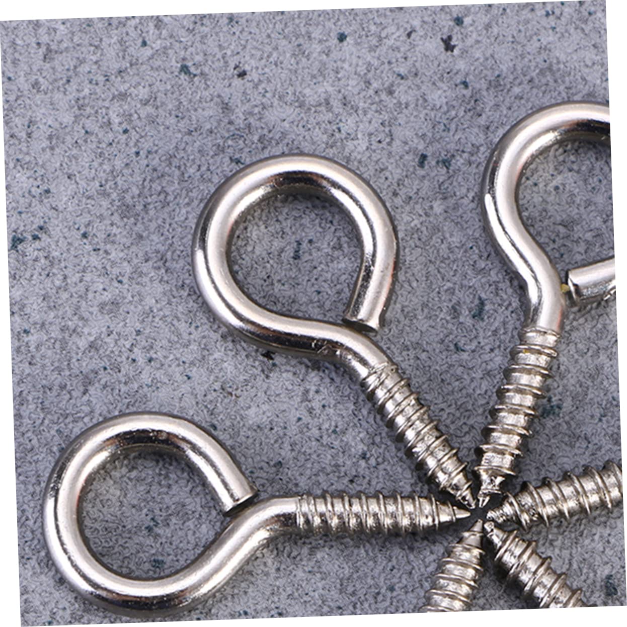 50pcs Ergonomic Screw Eye Bails Jewelry Hooks Impeccable Craftsmanship for Necklace Chain