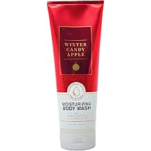 Bath and Body Moisturizing Body Wash with Shea Butter + Vitamin E (10 FL OZ / 295 ML, Winter Candy Apple)