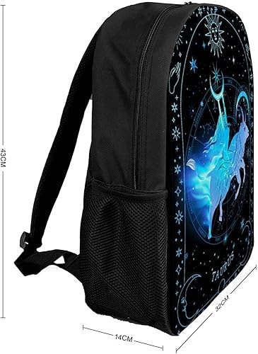 Miniatura 2 de Mochila de Constelación 3D Zodiac Impreso Mochila de Viaje Mochila Portátil Casual Mochila Mochila Mochila Escolar Ligera, Tauro., Mochilas de viaje