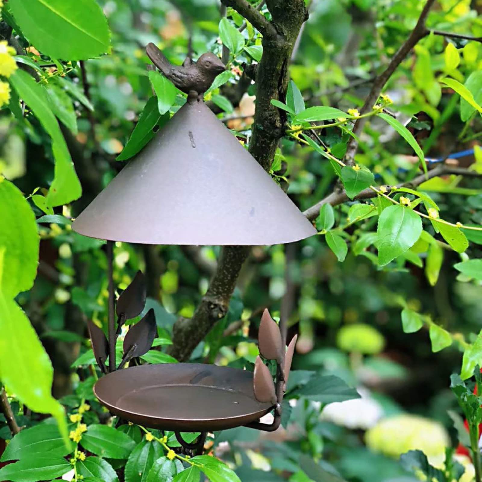 Vogelfutterspender fensterbank Futterhaus für Kleine bis Mittelgroße Vögel zum Anlocken von Wildvögeln im Freien im Garten